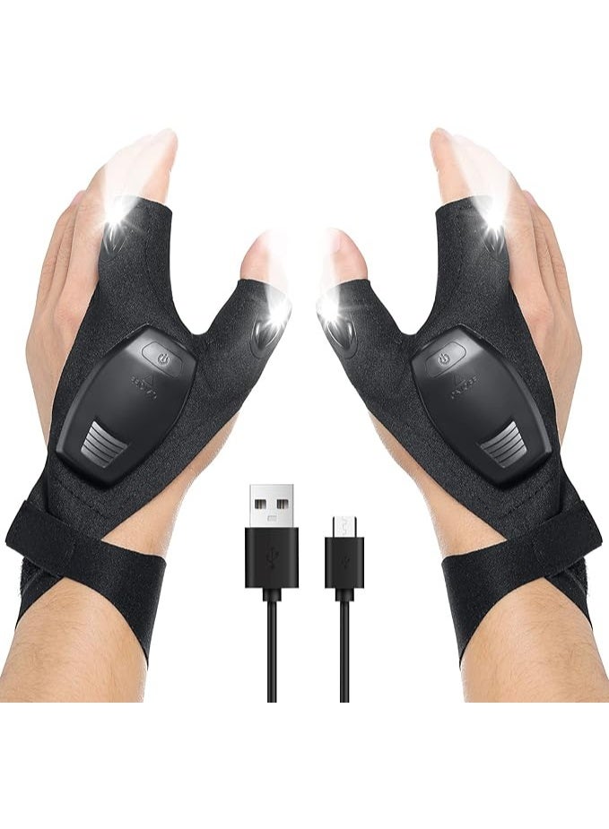 Gifts For Men, LED Gloves Fishing Accessories, Flashlight Gloves with Light, Gadgets for Men Gifts for Dad, Birthday Gifts for Him, Presents for Men, Mens Stocking Filler Gifts for Christmas - Image 3